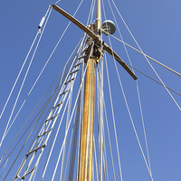 Buy canvas prints of Tall Mast by Michelle Orai