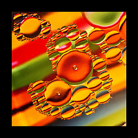 Buy canvas prints of Oil and Bubbles by Michelle Orai