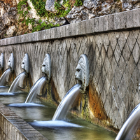 Buy canvas prints of Spili Fountain by Rod Ohlsson