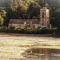 Buy canvas prints of St Just in Roseland by Rod Ohlsson