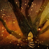 Buy canvas prints of Fairy House by Loren Robbins