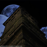 Buy canvas prints of Moon Tower by Ade Robbins