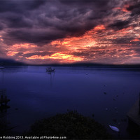 Buy canvas prints of Nightfalls over Windermere by Ade Robbins