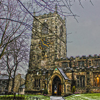 Buy canvas prints of Church of Skipton by Ade Robbins