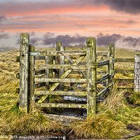 Buy canvas prints of Gate to Pilgrims Cross by Ade Robbins