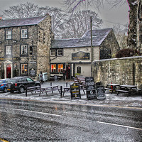 Buy canvas prints of The Lovely Castle Inn by Ade Robbins
