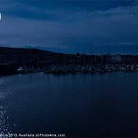 Buy canvas prints of Harbour Nights by Ade Robbins