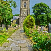 Buy canvas prints of Rammy Church HDR effect by Ade Robbins