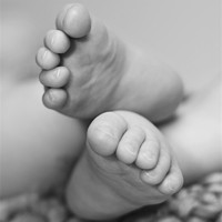 Buy canvas prints of Baby Feet by Philip Dunk