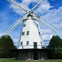 Buy canvas prints of Upminster Windmill Essex by Philip Dunk