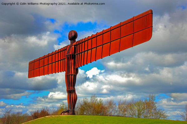 The Angel of the North 8 Picture Board by Colin Williams Photography