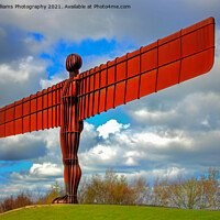 Buy canvas prints of The Angel of the North 8 by Colin Williams Photography