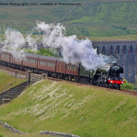 Buy canvas prints of 60103 Flying Scotsman at  Ribblehead  2 by Colin Williams Photography