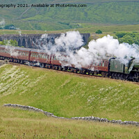 Buy canvas prints of 60103 Flying Scotsman at  Ribblehead  3 by Colin Williams Photography