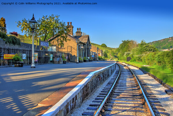 Oakworth Station 1 Picture Board by Colin Williams Photography