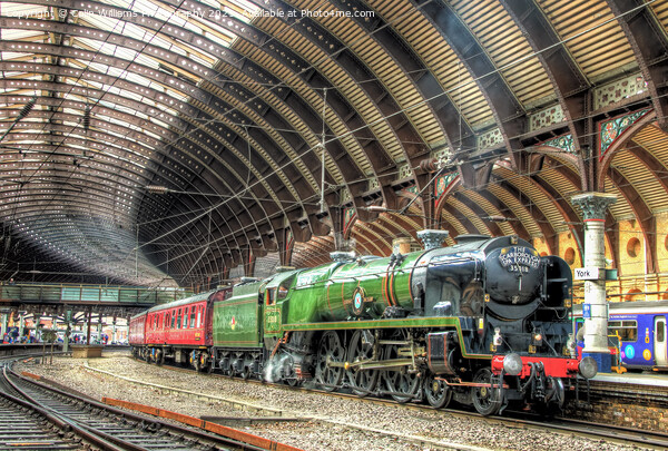  The Scarborough Spa Express At York Station 1 Picture Board by Colin Williams Photography