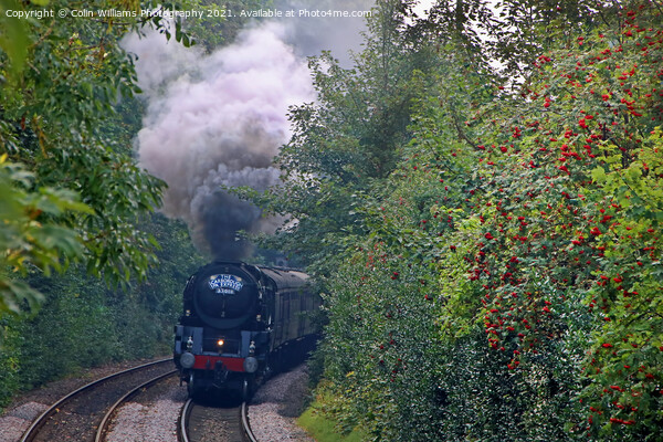 The Scarborough Spa Express Leaving York 1 Picture Board by Colin Williams Photography