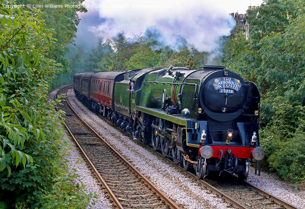 The Scarborough Spa Express Leaving York 3 Picture Board by Colin Williams Photography
