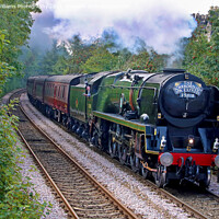 Buy canvas prints of The Scarborough Spa Express Leaving York 3 by Colin Williams Photography