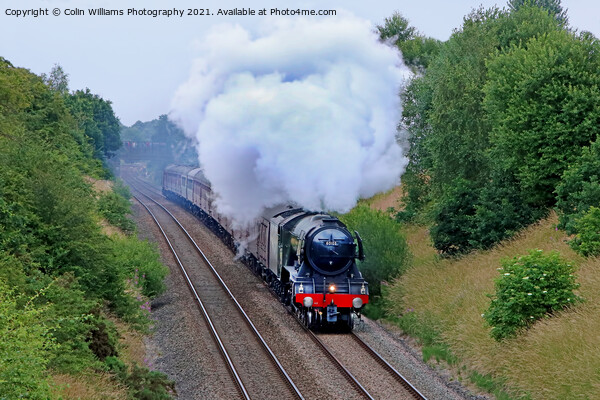 60103 The Flying Scotsman in  Crofton West Yorkshire - 1 Picture Board by Colin Williams Photography