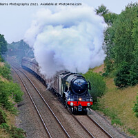 Buy canvas prints of 60103 The Flying Scotsman in  Crofton West Yorkshire - 1 by Colin Williams Photography
