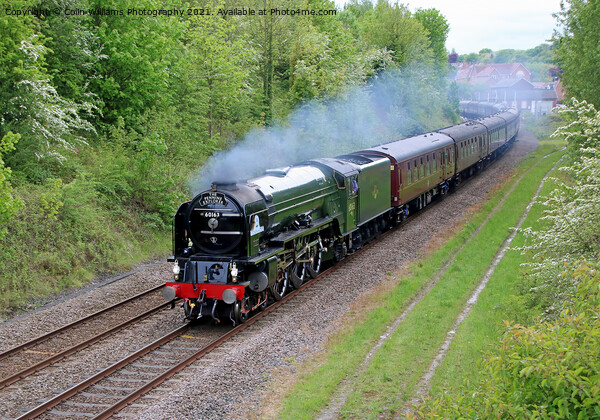 Tornado 60163 With The Pennine Explorer 2 Picture Board by Colin Williams Photography
