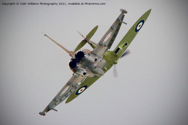 Spitfire and Typhoon Battle of Britain 5 Picture Board by Colin Williams Photography