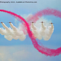 Buy canvas prints of The Red Arrows At Flying Legends 2 by Colin Williams Photography