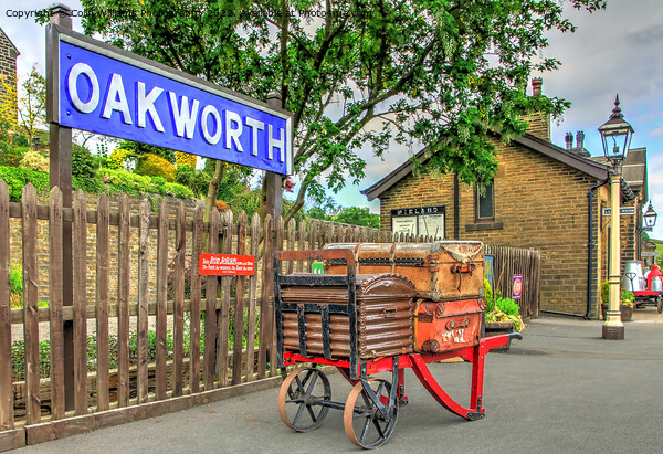 Oakworth Station 3 Picture Board by Colin Williams Photography