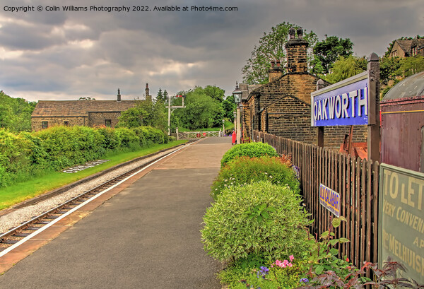 Oakworth Station 4 Picture Board by Colin Williams Photography