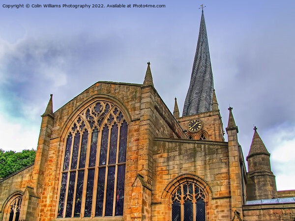 Chesterfield Crooked Spire 2 Picture Board by Colin Williams Photography