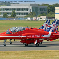 Buy canvas prints of  The Reds - Ready To Roll ! - Farnborough 2014 - 2 by Colin Williams Photography