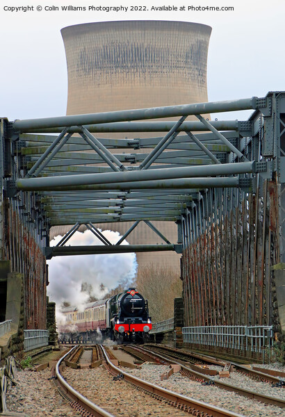 46100 Royal Scot At Ferrybridge Power Station 3 Picture Board by Colin Williams Photography