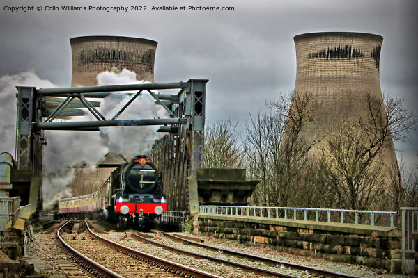46100 Royal Scot At Ferrybridge Power Station 4 Picture Board by Colin Williams Photography