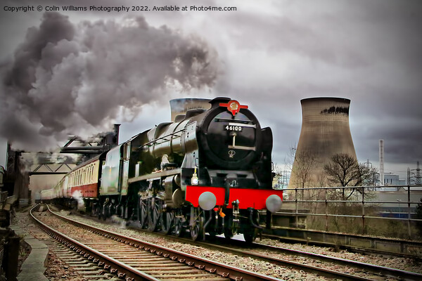 46100 Royal Scot At Ferrybridge Power Station 5 Picture Board by Colin Williams Photography