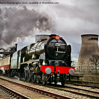 Buy canvas prints of 46100 Royal Scot At Ferrybridge Power Station 5 by Colin Williams Photography