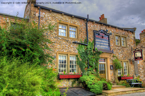 The Woolpack  Emmerdale Film Set Picture Board by Colin Williams Photography
