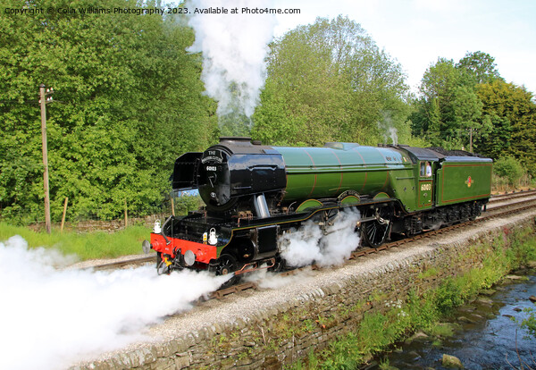 Flying Scotsman 60103 Centenary KWVR - 3 Picture Board by Colin Williams Photography