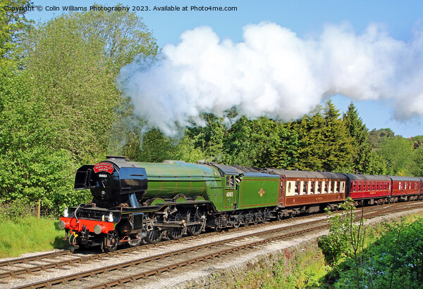 Flying Scotsman 60103 Centenary KWVR - 8 Picture Board by Colin Williams Photography