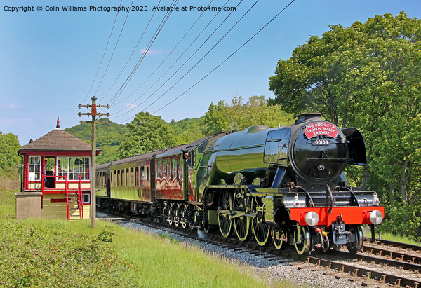 Flying Scotsman 60103 Centenary KWVR - 10 Picture Board by Colin Williams Photography