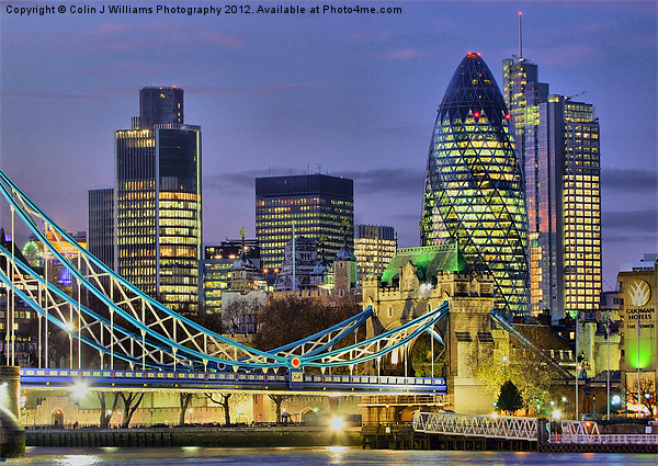 The City Of London Picture Board by Colin Williams Photography