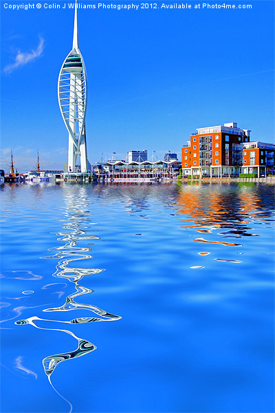 Spinnaker Reflections Picture Board by Colin Williams Photography