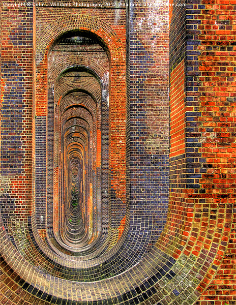 Balcombe Viaduct Pierced Piers 1 Picture Board by Colin Williams Photography
