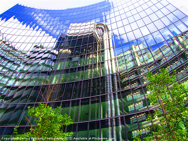 Reflections - The Willis Building - London Picture Board by Colin Williams Photography