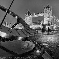 Buy canvas prints of London Time BW by Colin Williams Photography