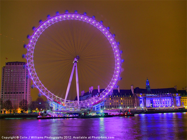 The London Eye Picture Board by Colin Williams Photography
