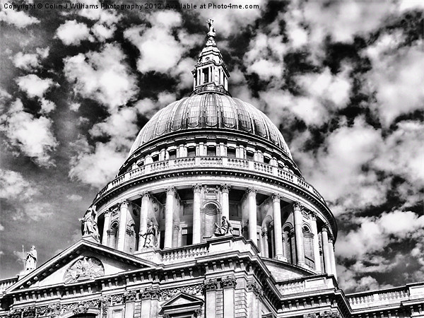 The Dome Saint Pauls Picture Board by Colin Williams Photography