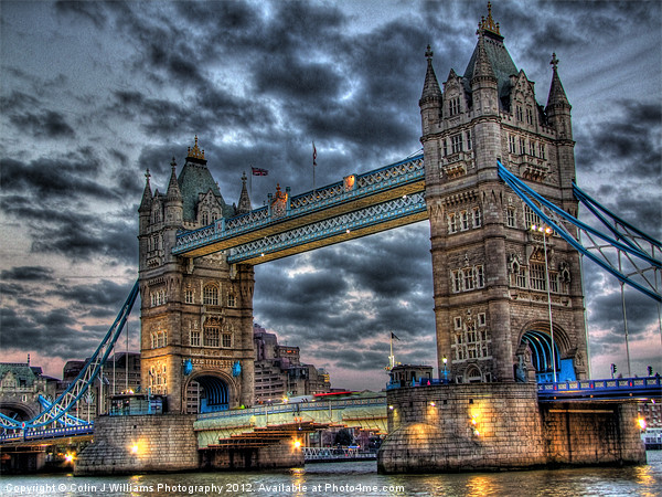 Tower Bridge At Twilight Picture Board by Colin Williams Photography