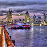 Buy canvas prints of Tower Bridge From Butlers Wharf by Colin Williams Photography