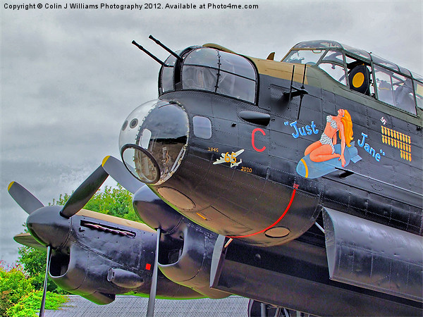 Lancaster - Just Jane Picture Board by Colin Williams Photography